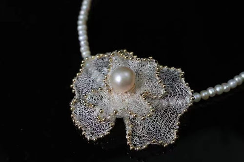 Alina Pearl Necklace — view 2