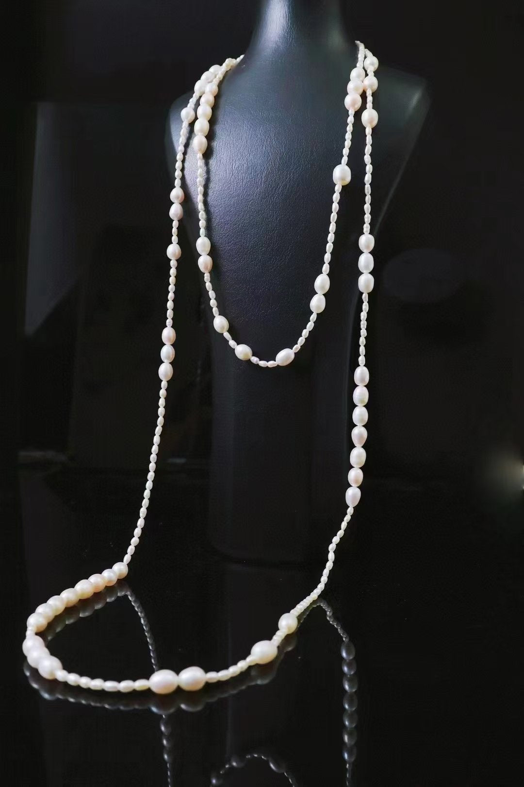 Anastasia Pearl Necklace in gold-filled with freshwater pearl