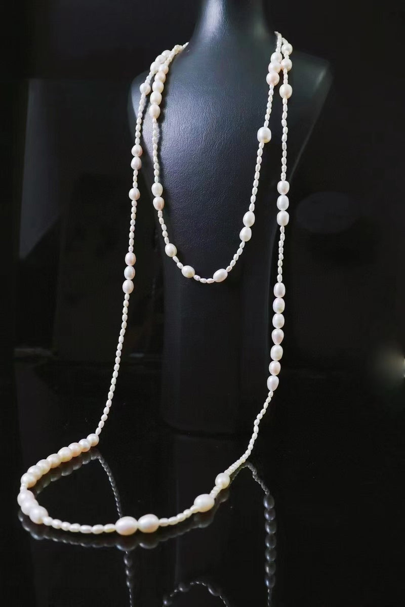 Anastasia Pearl Necklace in gold-filled with freshwater pearl
