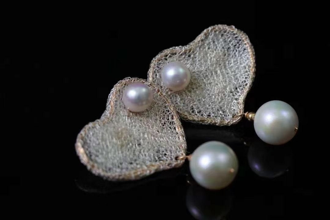 Arianna Pearl Earrings — view 2