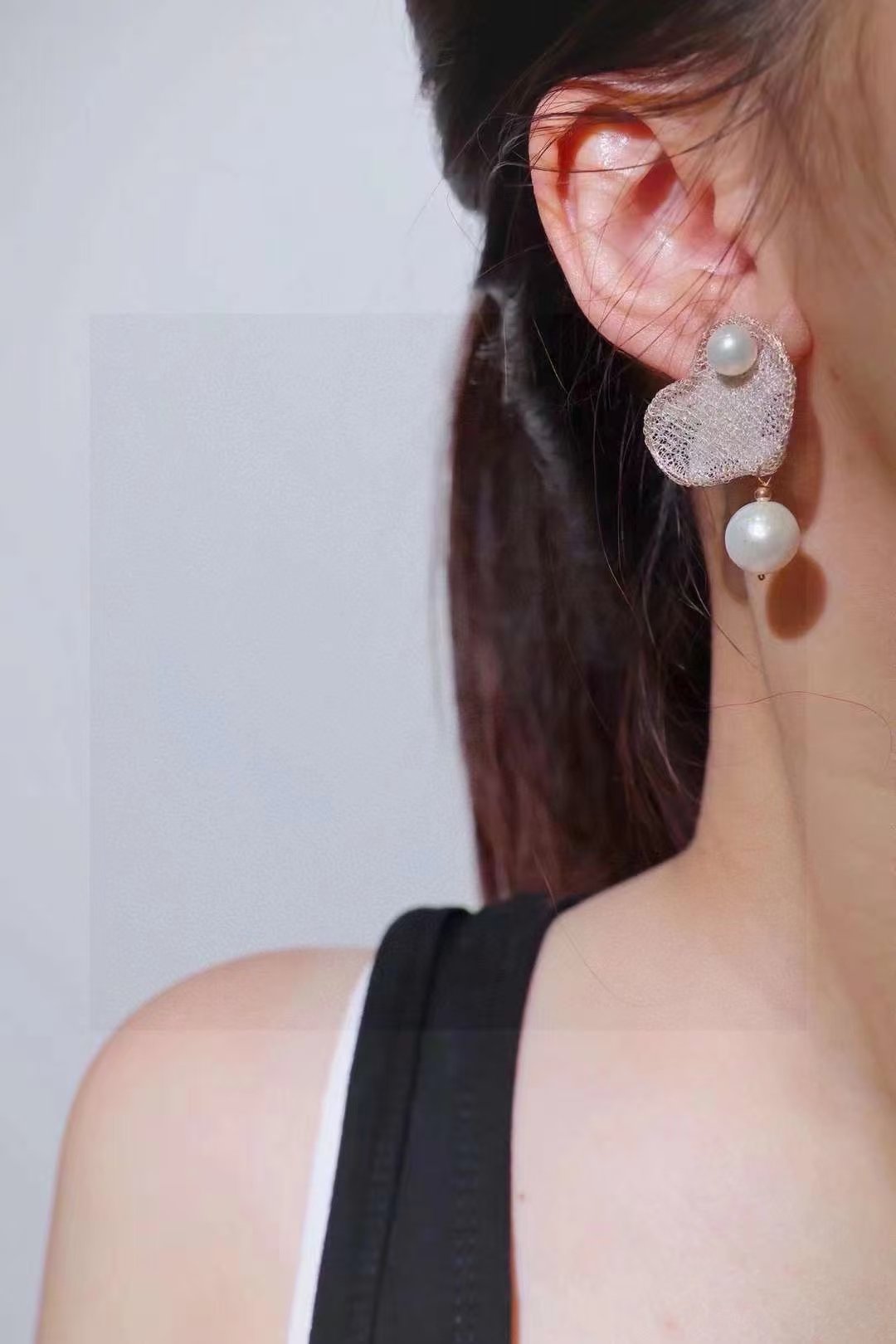 Arianna Pearl Earrings — view 3