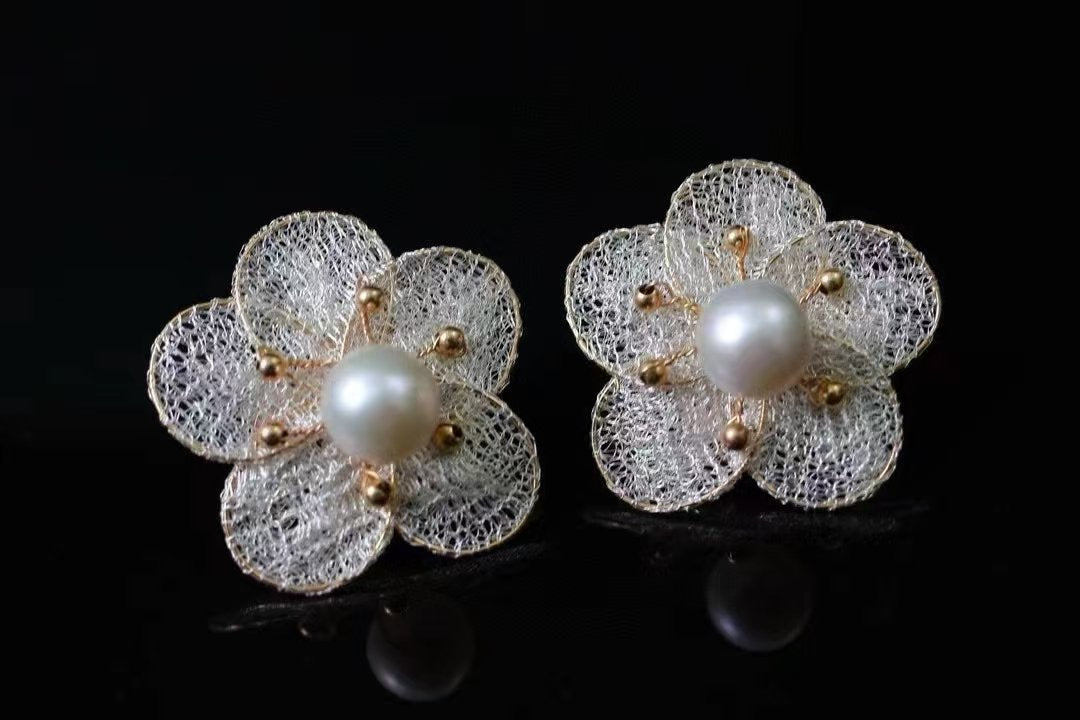 Asia Pearl Earrings — view 2