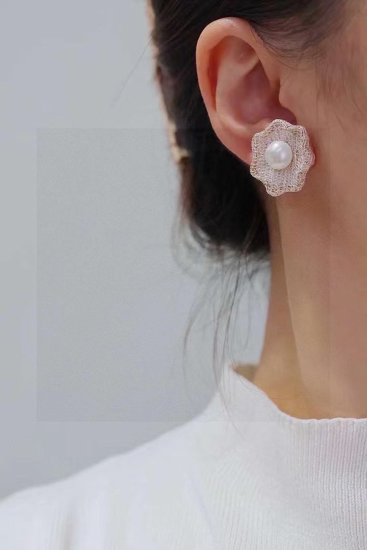 Bellagio Pearl Earrings — view 3