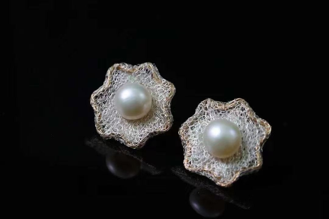 Bellagio Pearl Earrings — view 4