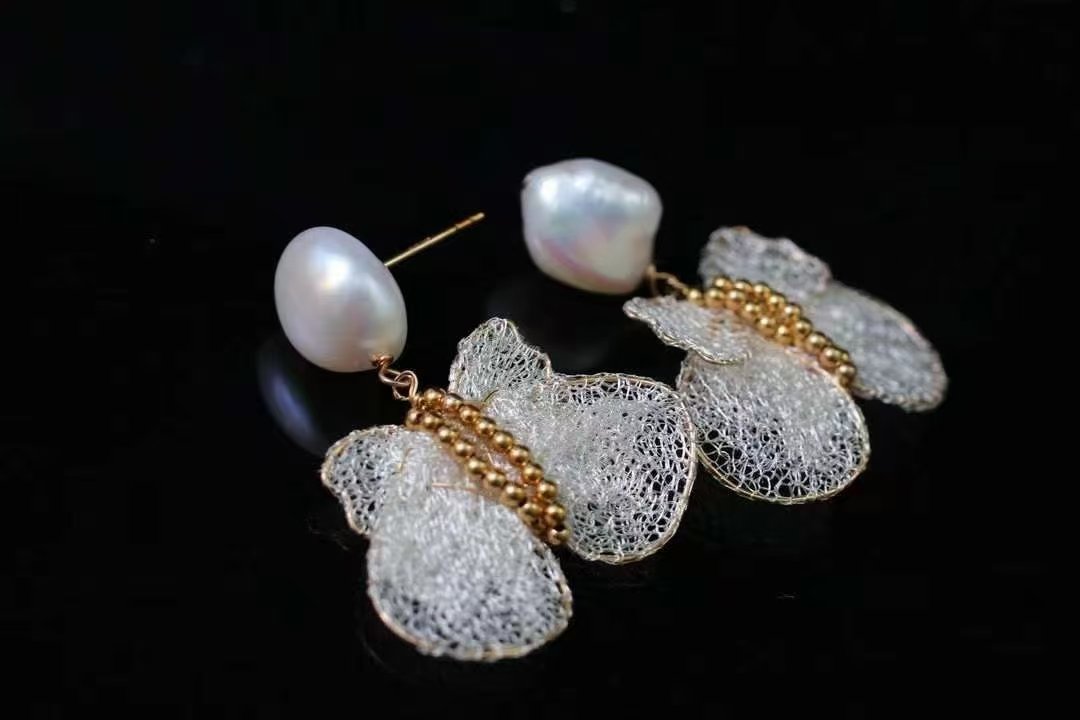 Carmela Pearl Earrings — view 2