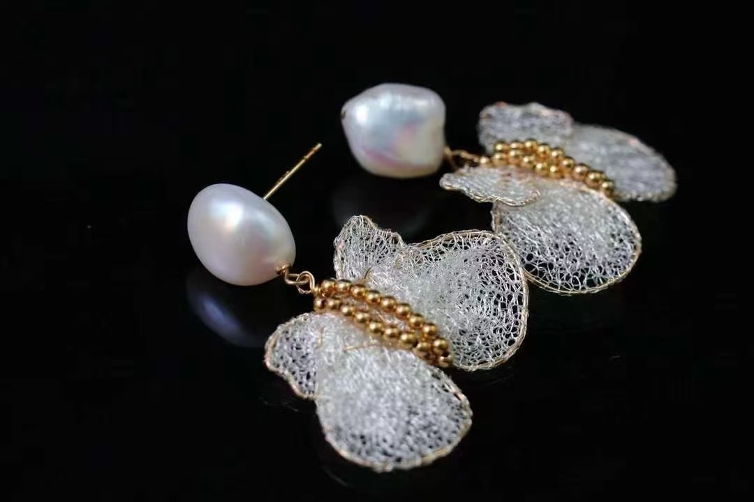 Carmela Pearl Earrings — view 4