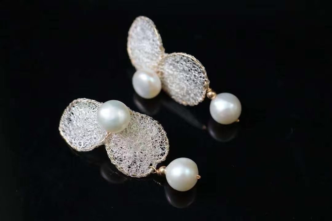 Celeste Pearl Earrings — view 4