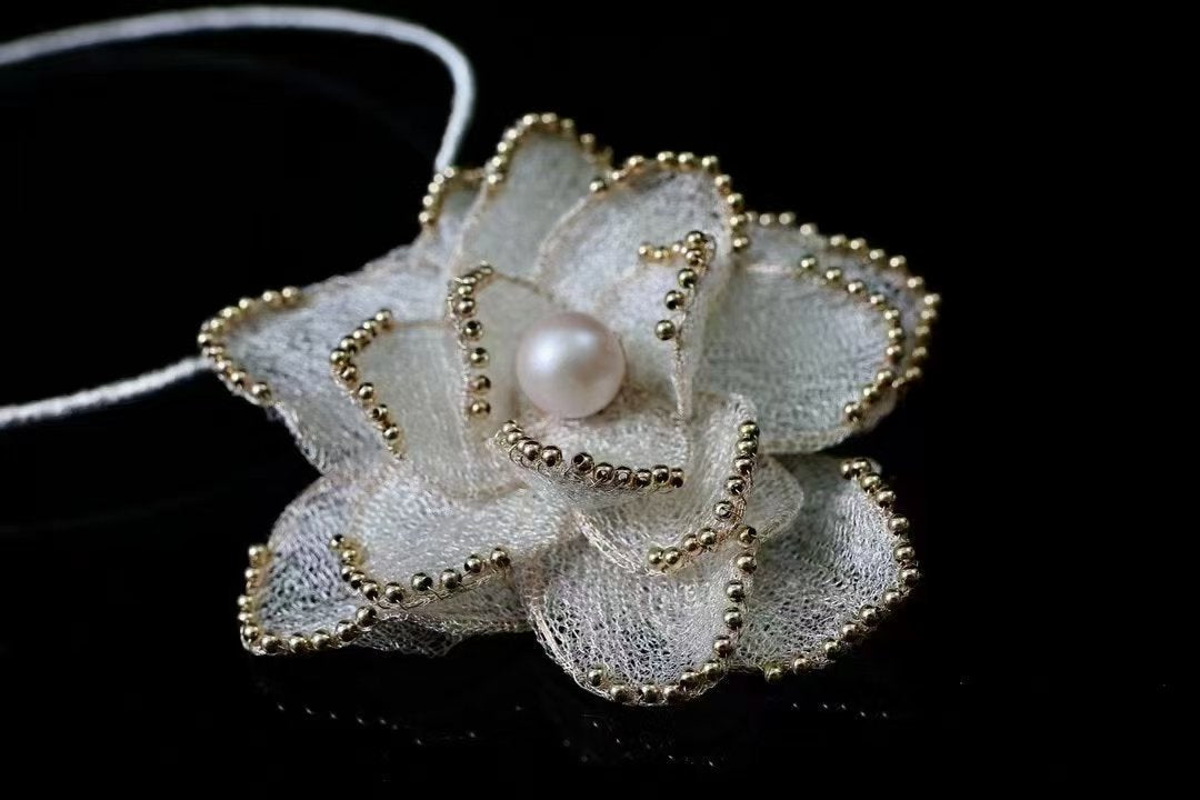 Clarissa Pearl Necklace — view 2