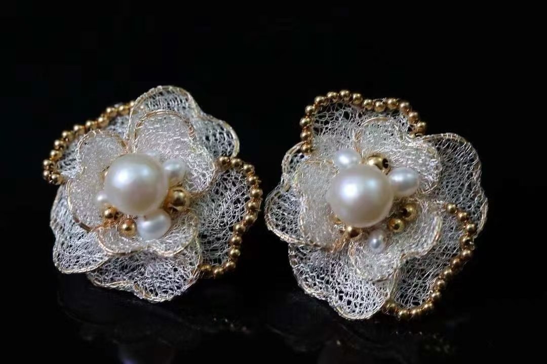 Irene Pearl Earrings — view 3