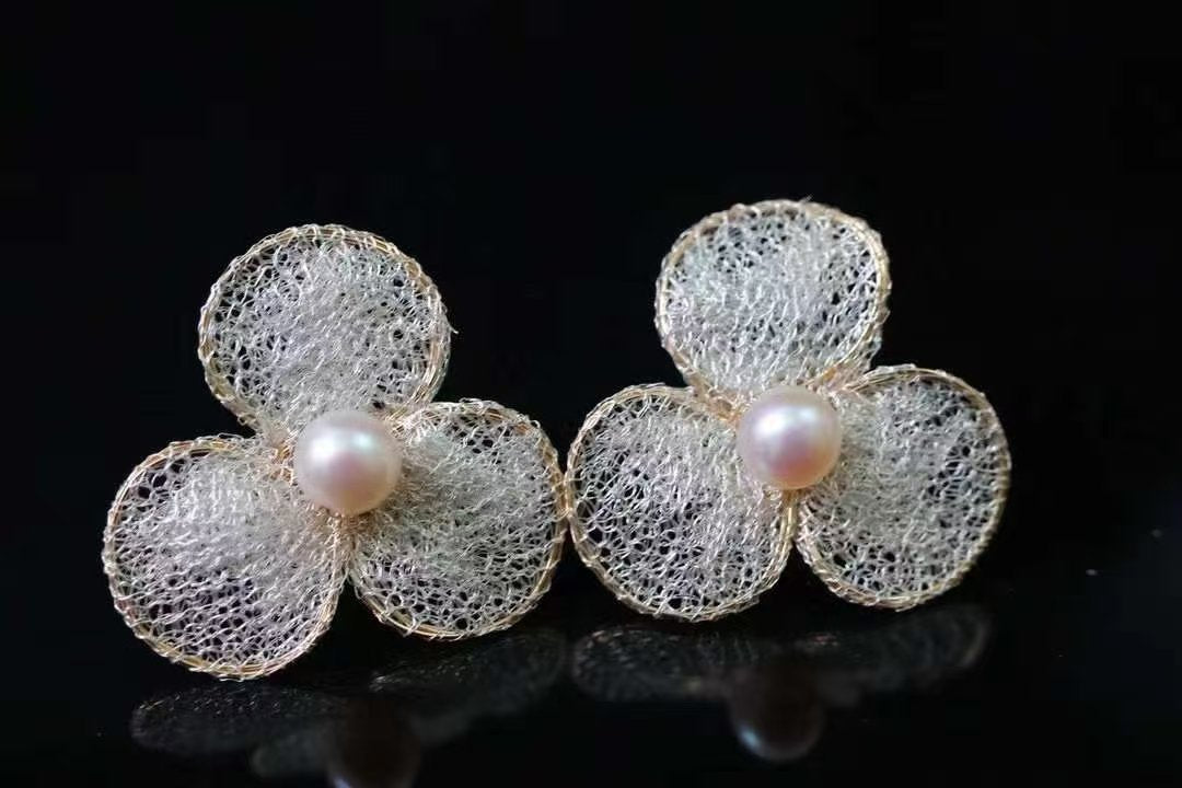 Isotta Pearl Earrings — view 2