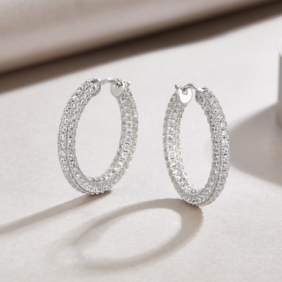 Lira Hoop Earrings — view 4