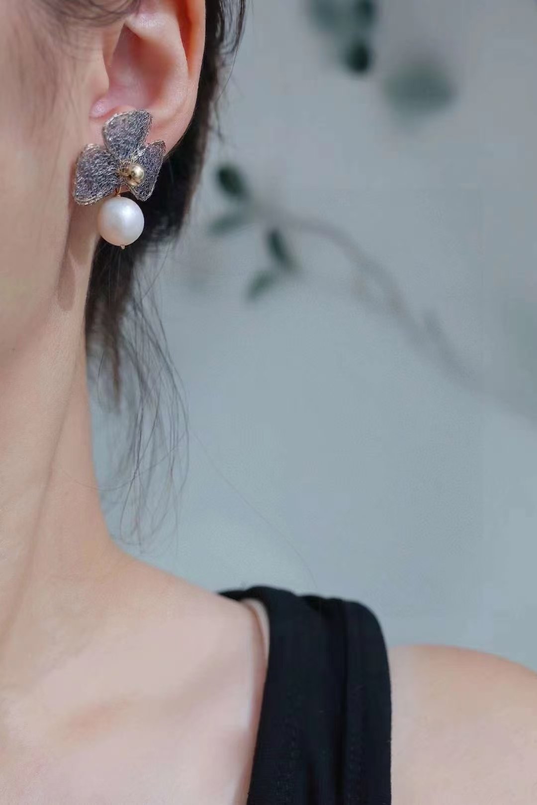 Ora Pearl Earrings — view 2