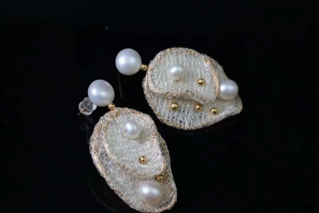 Rebecca Pearl Earrings — view 4