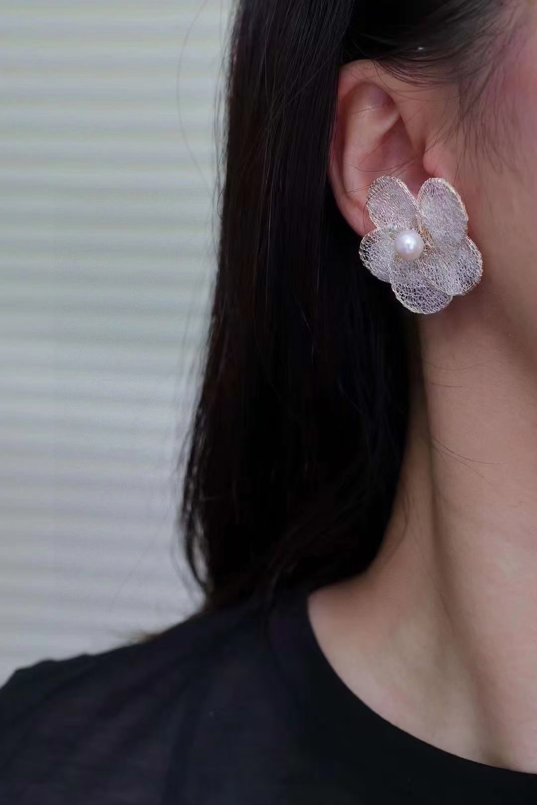 Stella Pearl Earrings — view 2