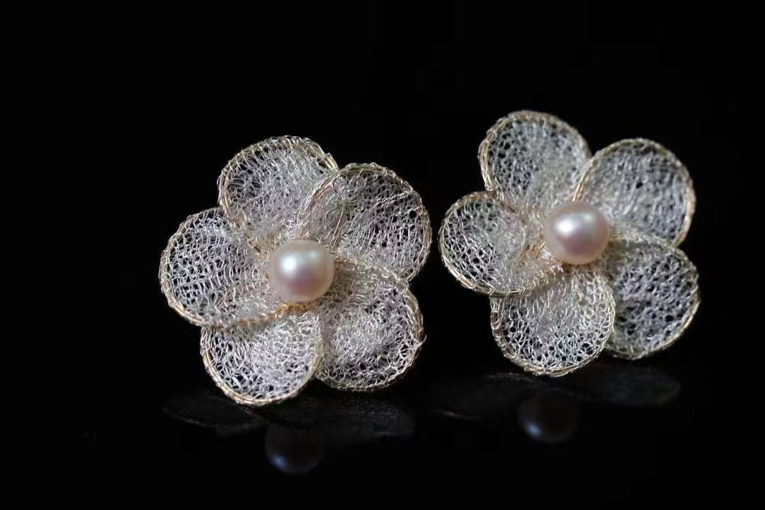 Stella Pearl Earrings — view 3