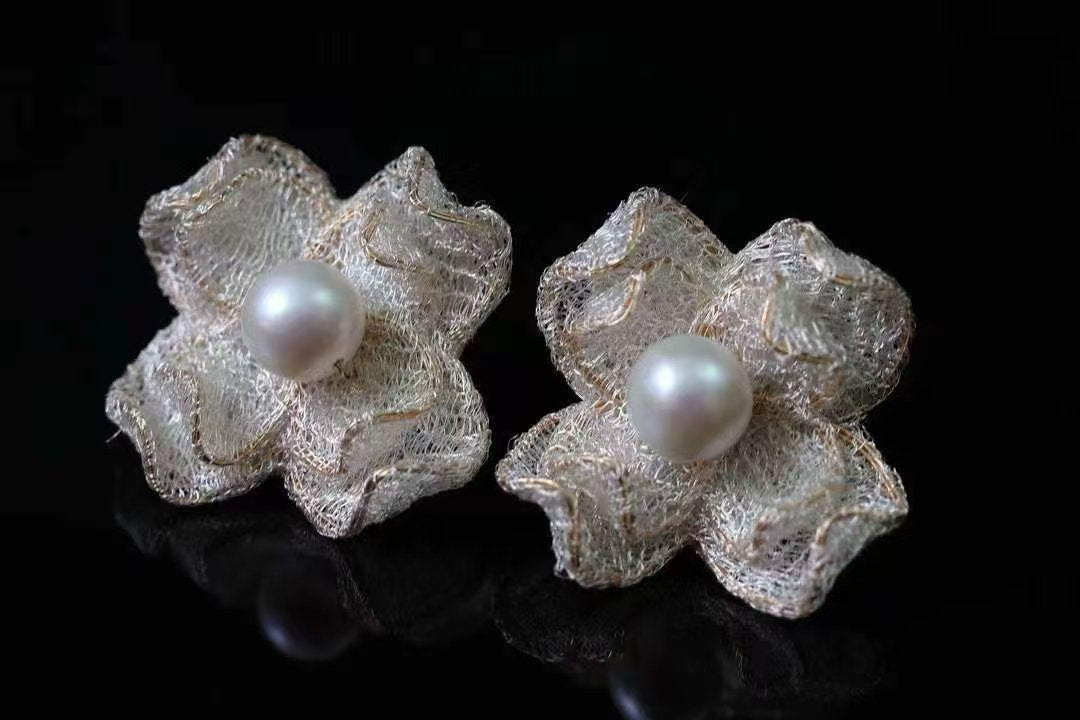 Zita Pearl Earrings — view 4